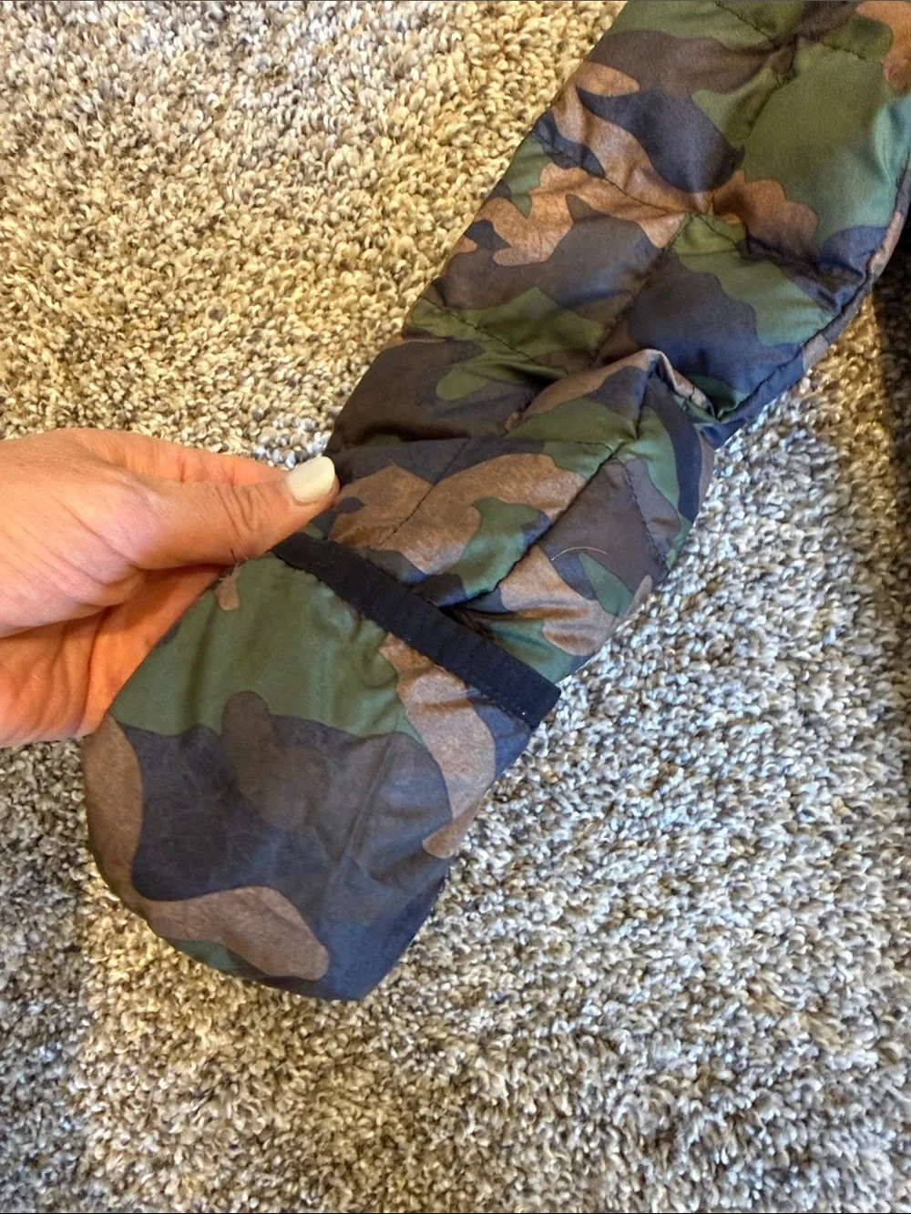 The North Face Rare Camo Insulated One-Piece Snowsuit - Green/Brown 18-24m